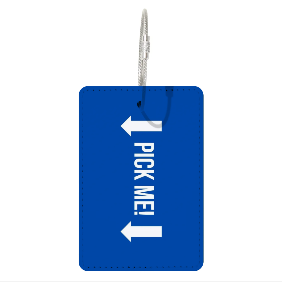 "Pick Me!" Suitcase Tag