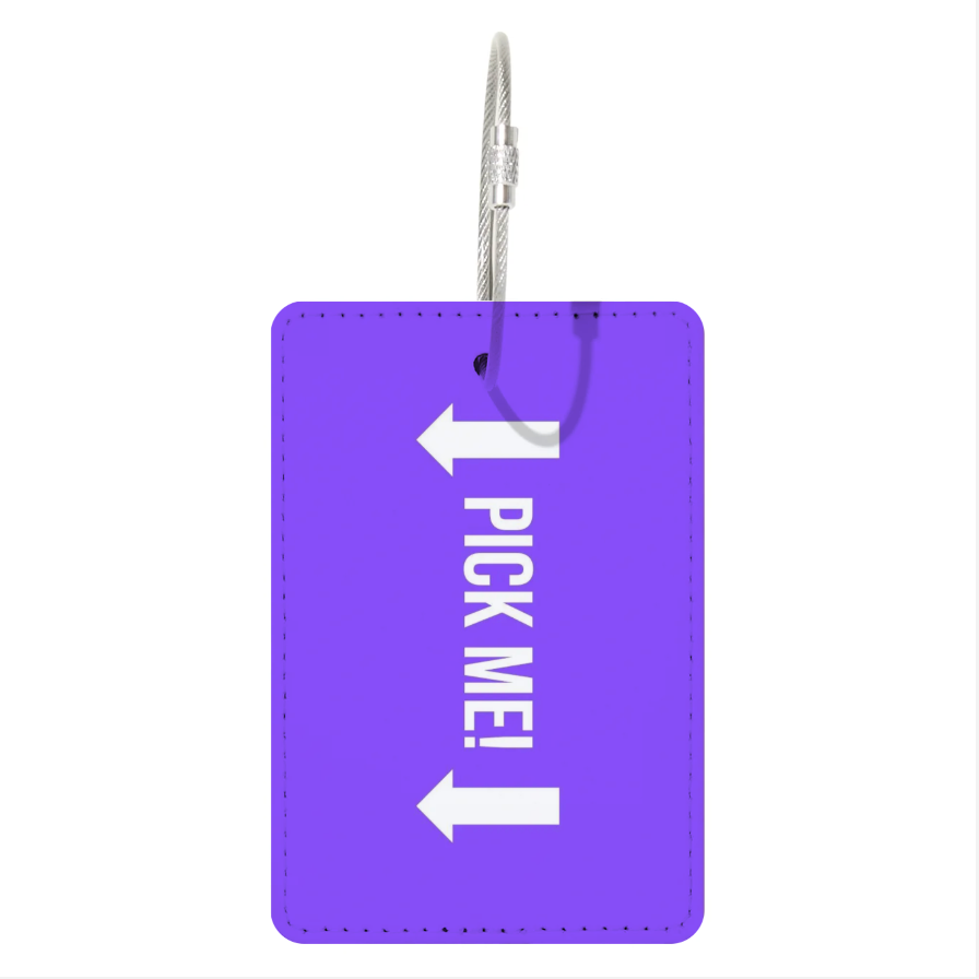 "Pick Me!" Suitcase Tag