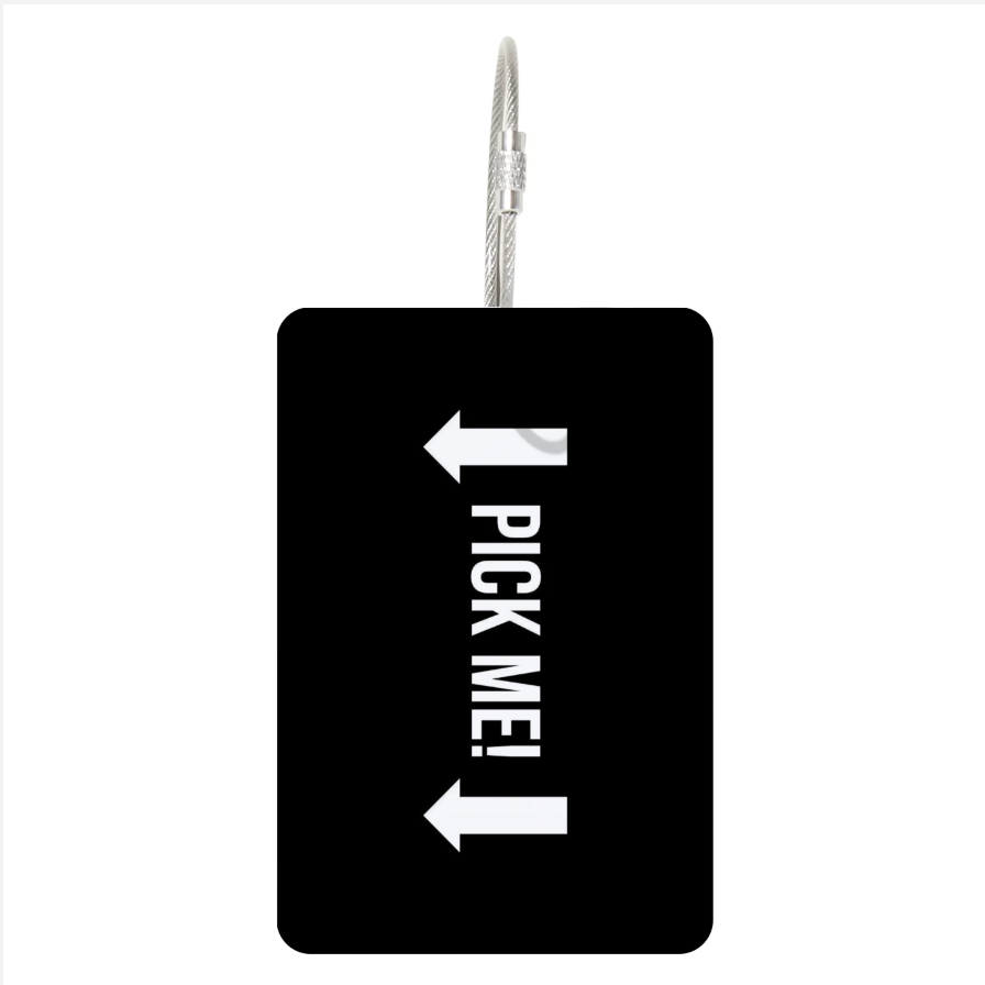 "Pick Me!" Suitcase Tag
