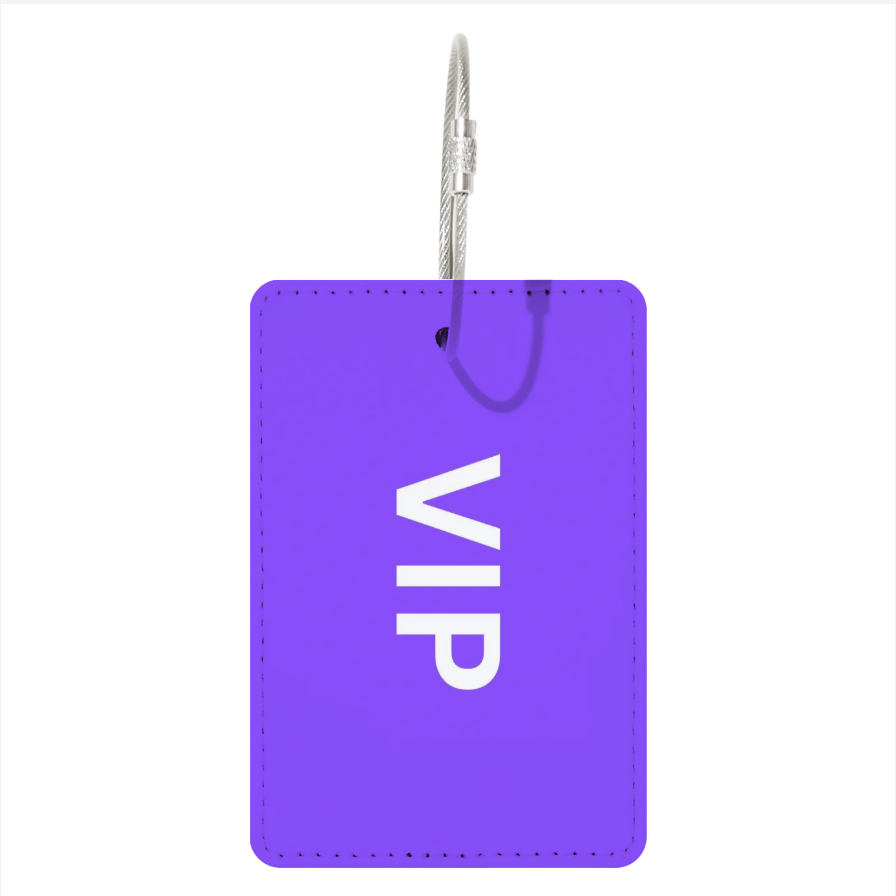 "VIP" Suitcase Tag